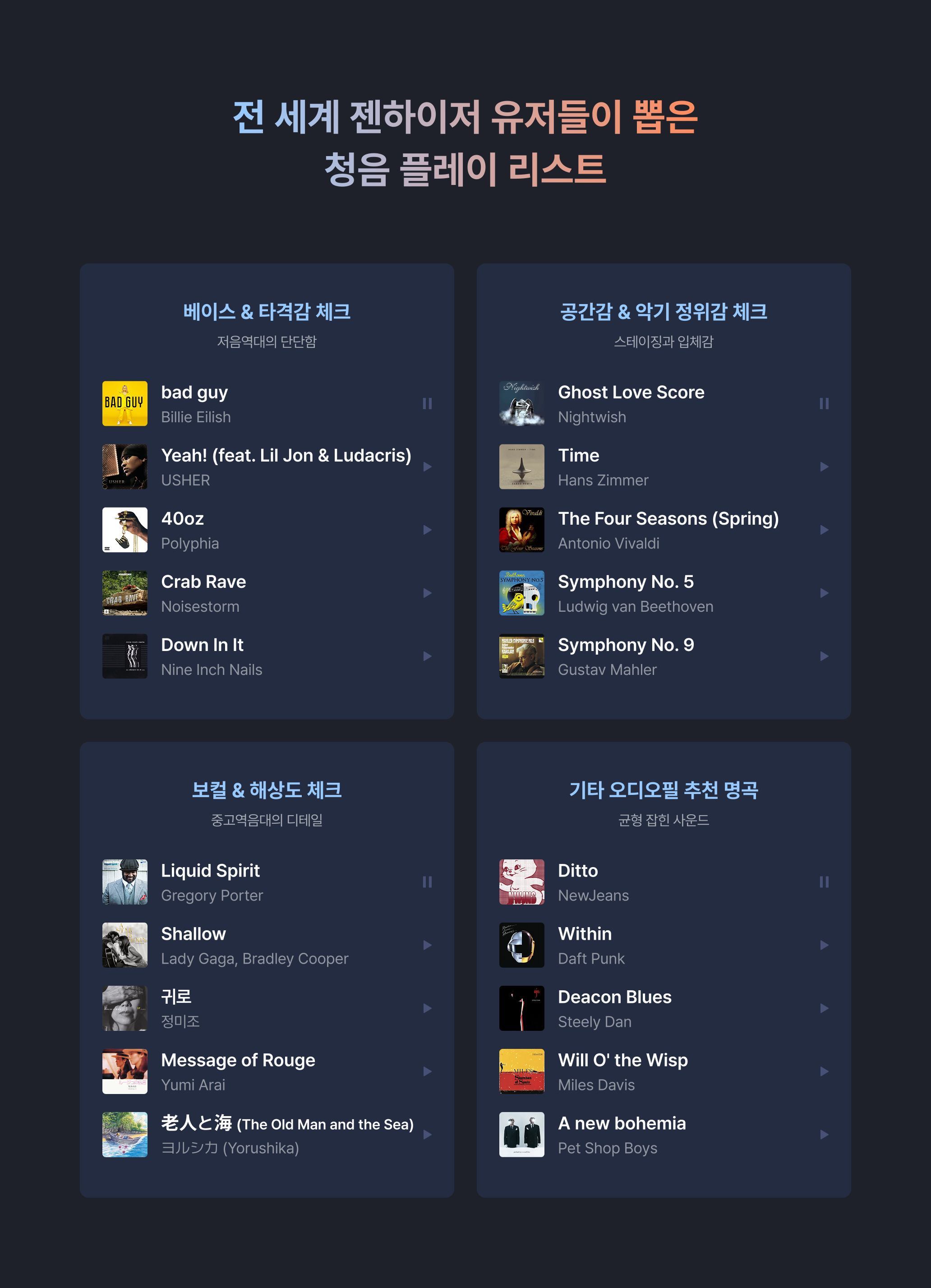 전세계 플레이리스트