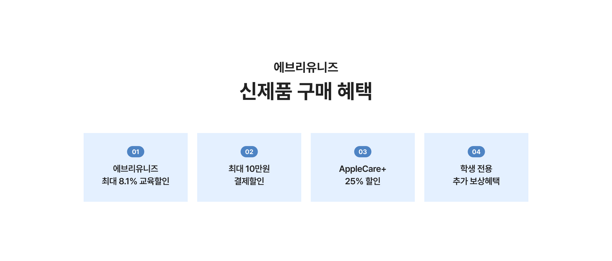 신제품 구매혜택